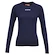 Dames compressieshirt CCM  LS Training Tee Navy Senior