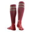 Dames compressiesokken CEP  80s Hiking Berry/Sand