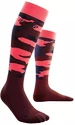 Dames compressiesokken CEP Camocloud Pink/Peacot