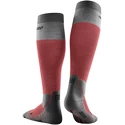 Dames compressiesokken CEP Hiking Light Merino Berry/Grey