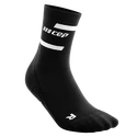 Dames compressiesokken CEP  Mid Cut Black