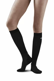 Dames compressiesokken CEP RECOVERY Black/Black