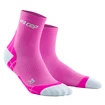 Dames compressiesokken CEP  Ultralight Pink/Light Grey