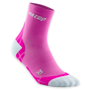 Dames compressiesokken CEP  Ultralight Pink/Light Grey