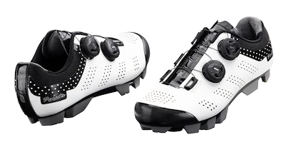Dames fietsschoenen Force  MTB Points White/Black