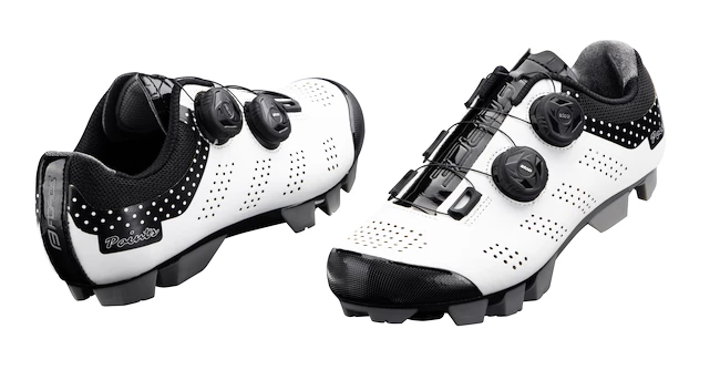 Dames fietsschoenen Force  MTB Points White/Black