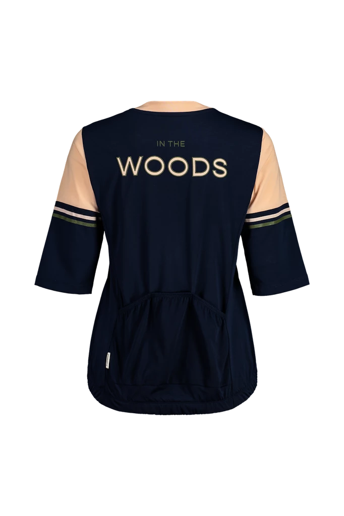 Dames fietsshirt Maloja   KastanieM blue