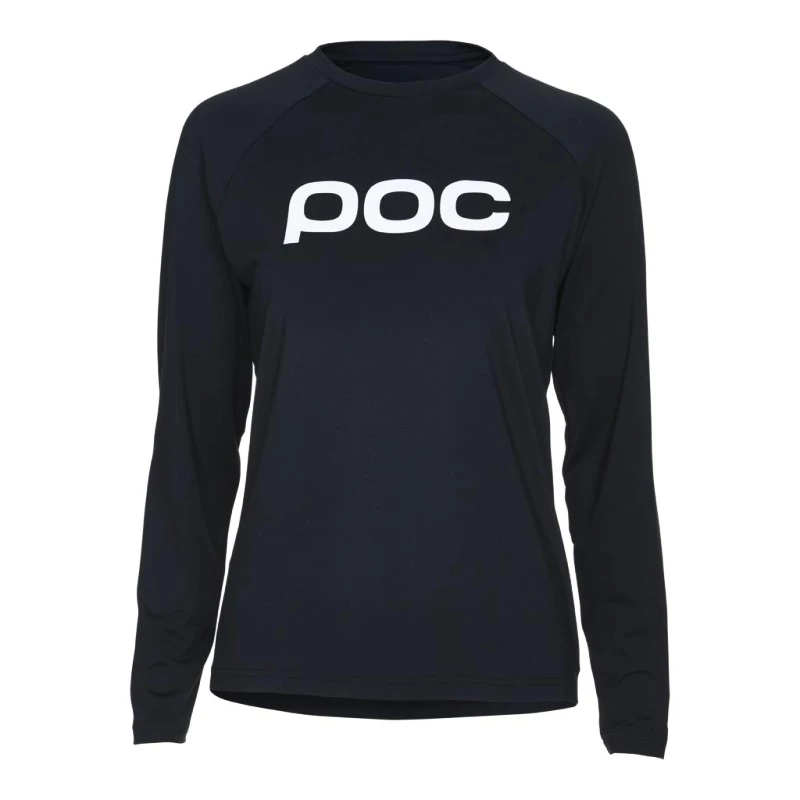 Dames fietsshirt POC  W'S Reform Enduro Jersey Uranium Black