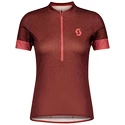 Dames fietsshirt Scott  Endurance 20 S/Sl Rust Red/Brick Red