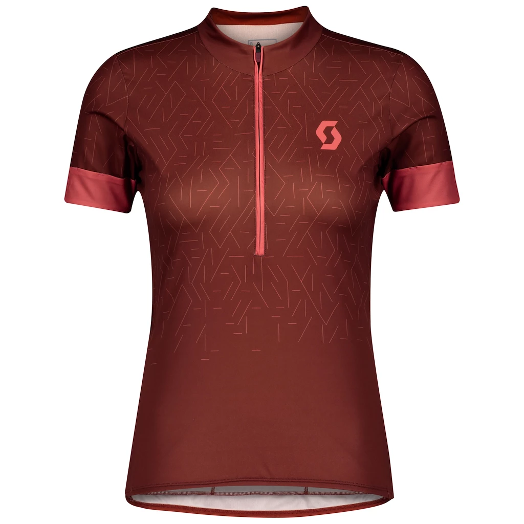 Dames fietsshirt Scott  Endurance 20 S/Sl Rust Red/Brick Red M