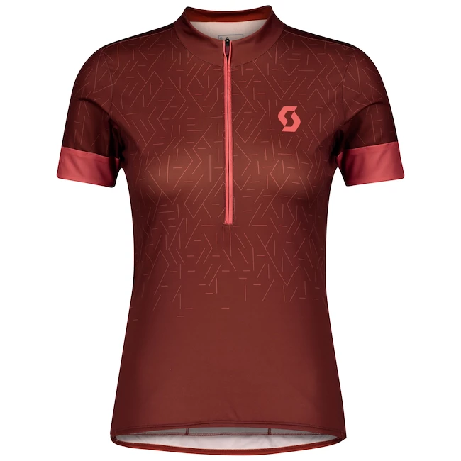 Dames fietsshirt Scott  Endurance 20 S/Sl Rust Red/Brick Red M