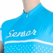 Dames fietsshirt Sensor  Cyklo Dots Blue