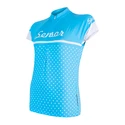 Dames fietsshirt Sensor  Cyklo Dots Blue