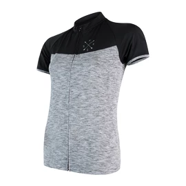 Dames fietsshirt Sensor Cyklo Motion Grey/Black