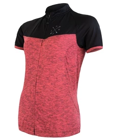 Dames fietsshirt Sensor Cyklo Motion Pink/Black