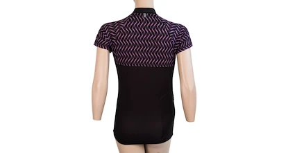 Dames fietsshirt Sensor  Cyklo Wave Black L
