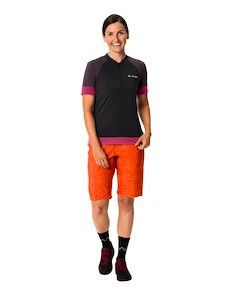 Dames fietsshirt VAUDE  Altissimo Q-Zip Shirt Black