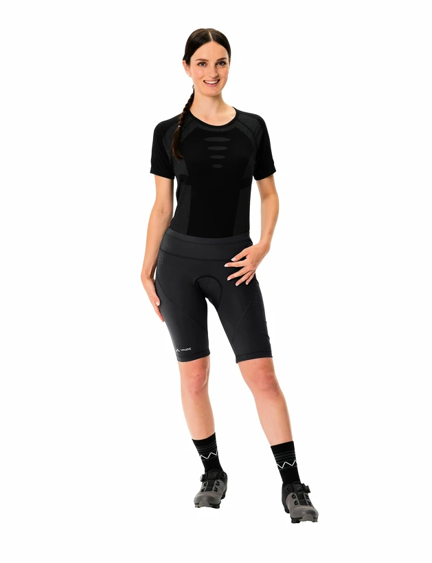 Dames fietsshort VAUDE  Matera Tight Black 38