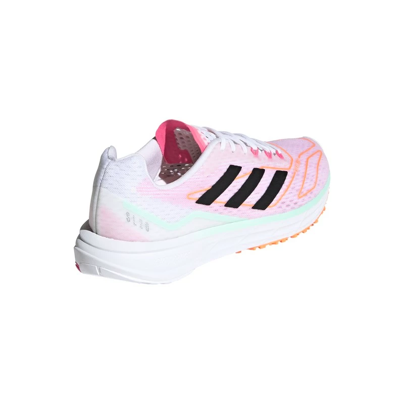 Dames hardloopschoenen adidas SL 20.2 Summer Ready white/pink  UK 8