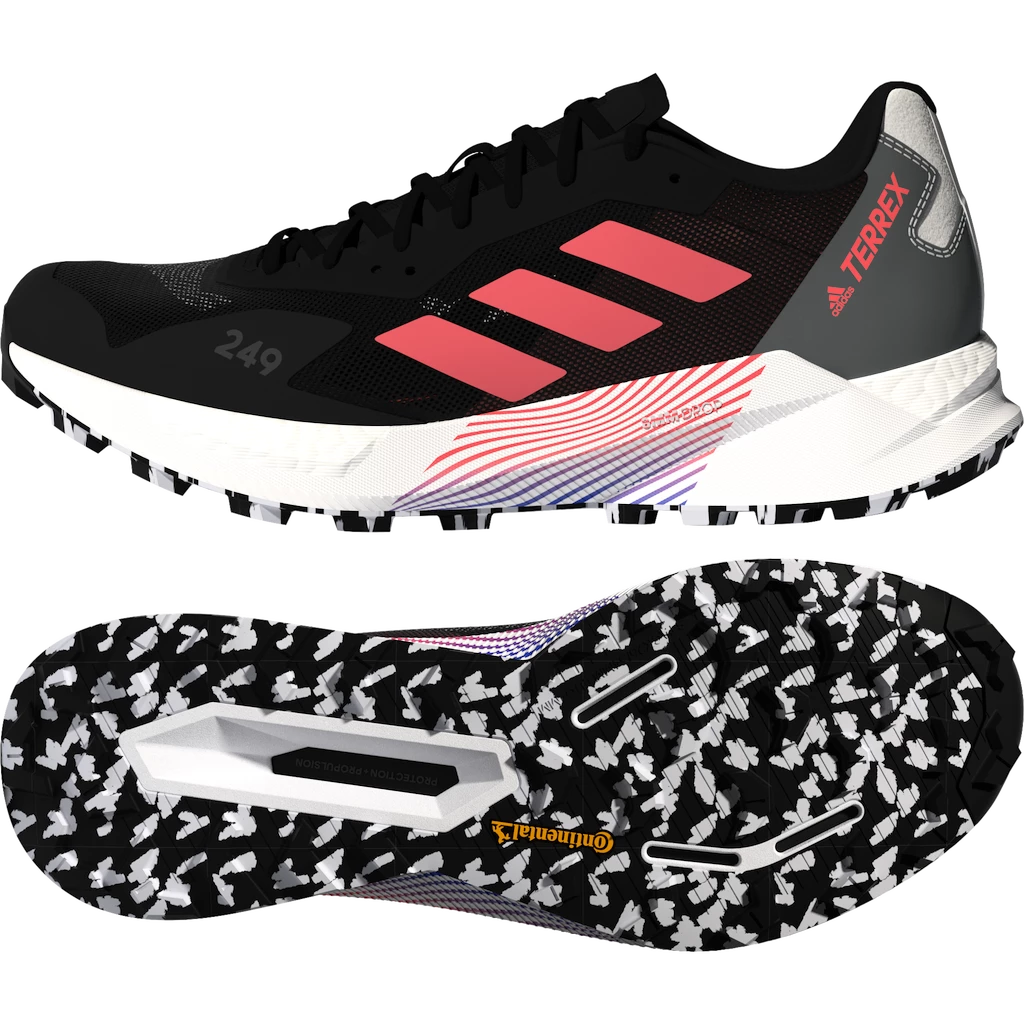 Dames hardloopschoenen adidas  Terrex Agravic Ultra Core Black