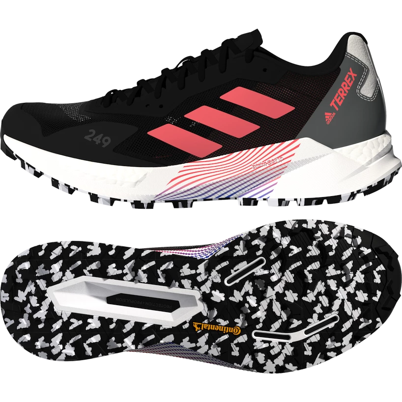 Dames hardloopschoenen adidas  Terrex Agravic Ultra Core Black