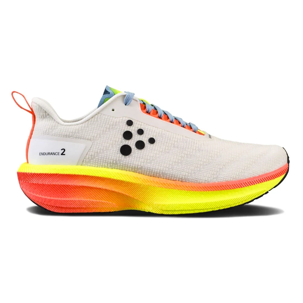 Dames hardloopschoenen Craft Endurance 2 Ash White/Shock