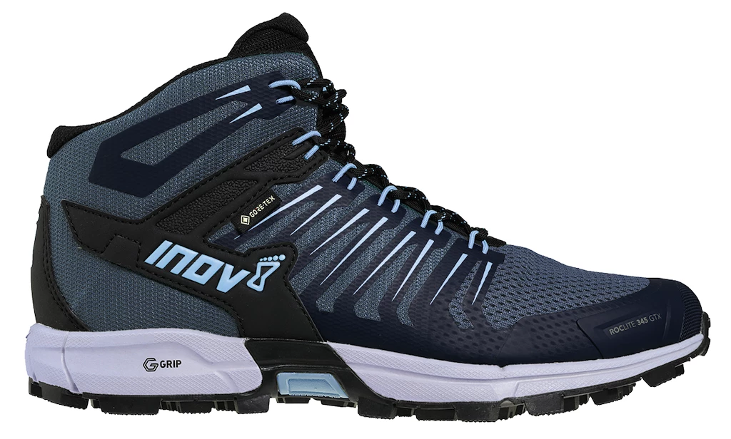 Dames hardloopschoenen Inov-8  Roclite 345 GTX Stone/Lilac