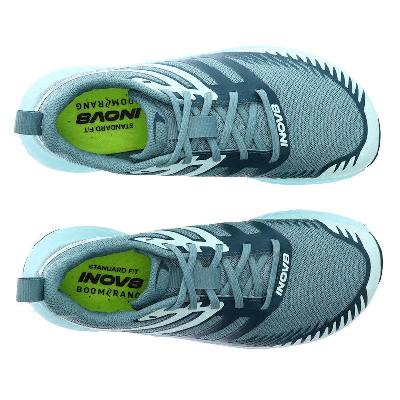 Dames hardloopschoenen Inov-8 Trailfly (S) Light green/Dark teal
