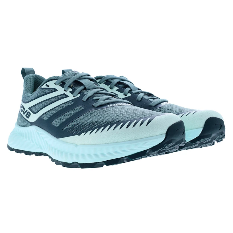 Dames hardloopschoenen Inov-8 Trailfly (S) Light green/Dark teal
