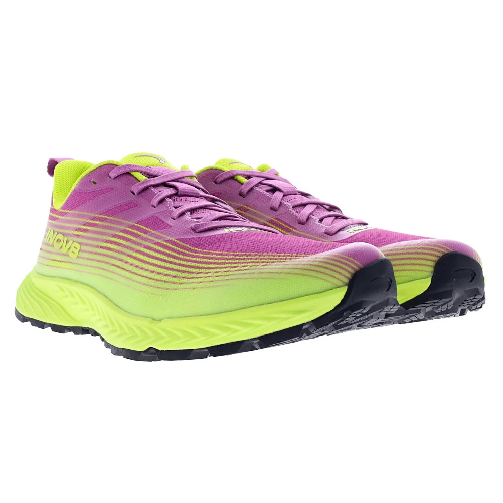 Dames hardloopschoenen Inov-8 TrailFly Speed Purple/Green