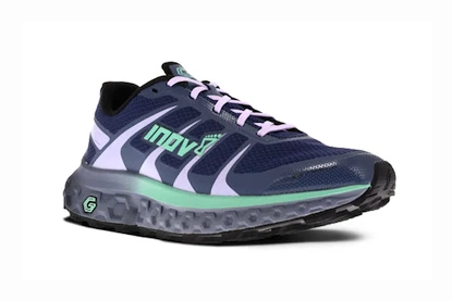 Dames hardloopschoenen Inov-8 Trailfly Ultra G 300 Max W (S) Navy/Mint/Black  UK 6