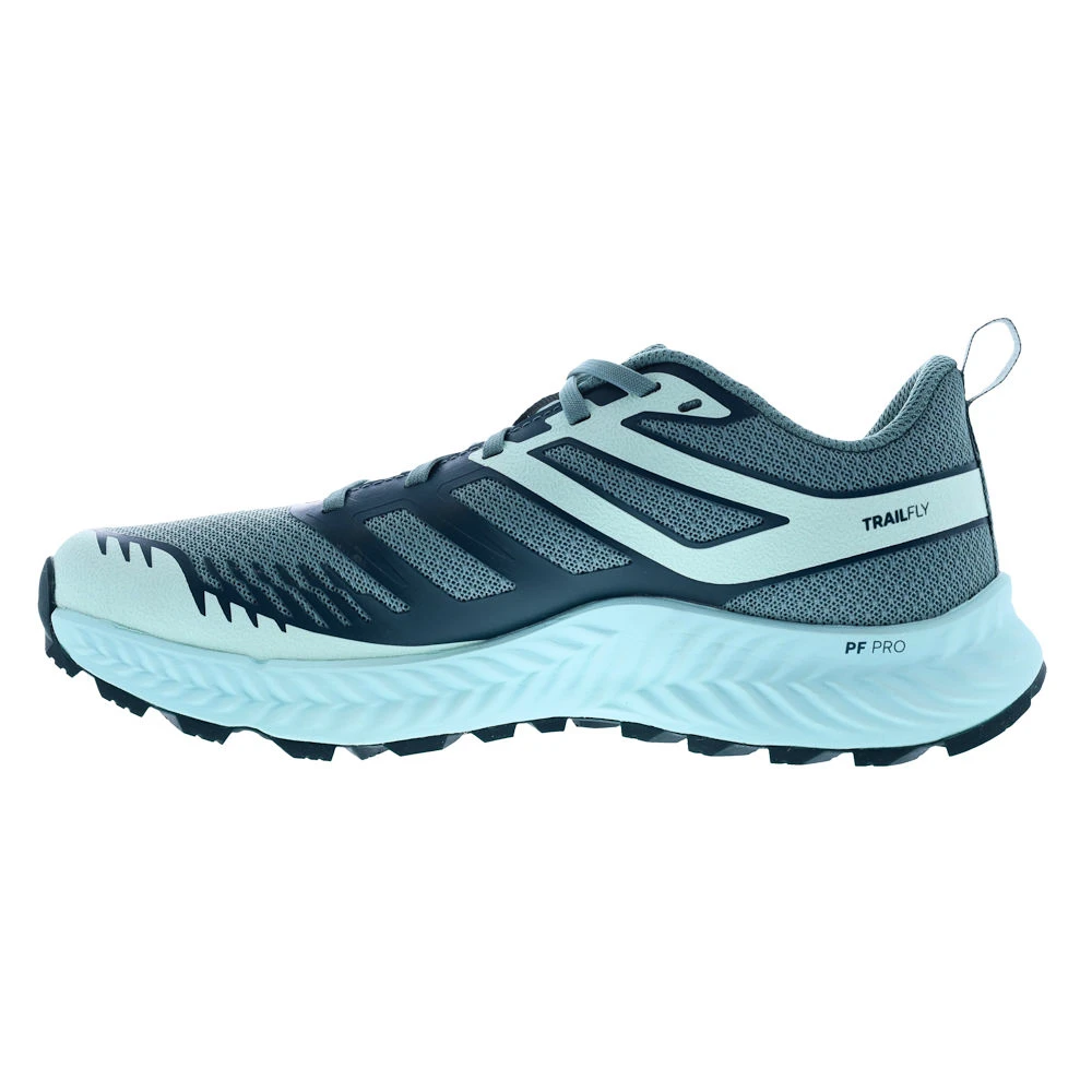 Dames hardloopschoenen Inov-8 Trailfly (W) Light green/Dark teal