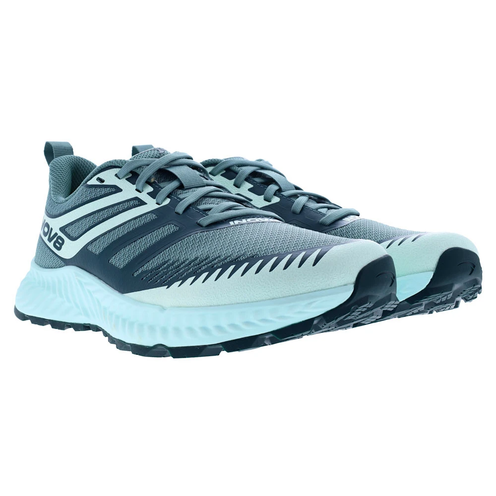 Dames hardloopschoenen Inov-8 Trailfly (W) Light green/Dark teal