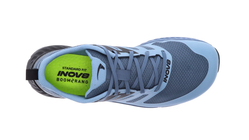 Dames hardloopschoenen Inov-8 Trailfly W (S) Blue Grey/Black/Slate