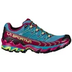 Dames hardloopschoenen La Sportiva  Ultra Raptor II Woman Red Plum/Topaz