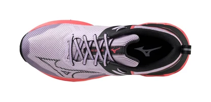 Dames hardloopschoenen Mizuno Wave Ibuki 4 Pastel Lilac/Black Oyster/Sun Kissed Coral  UK 6,5