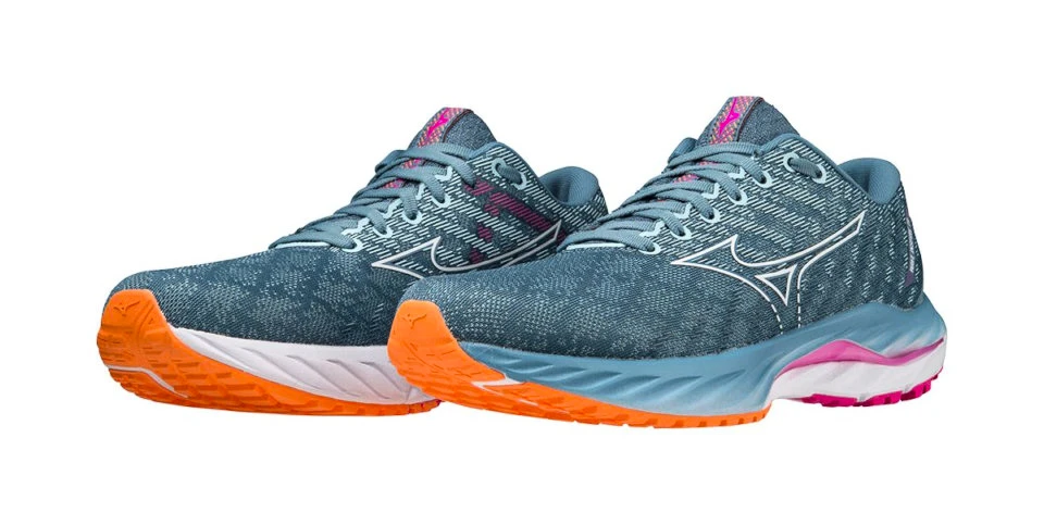 Dames hardloopschoenen Mizuno  Wave Inspire 19 Provincial Blue/White/807 C