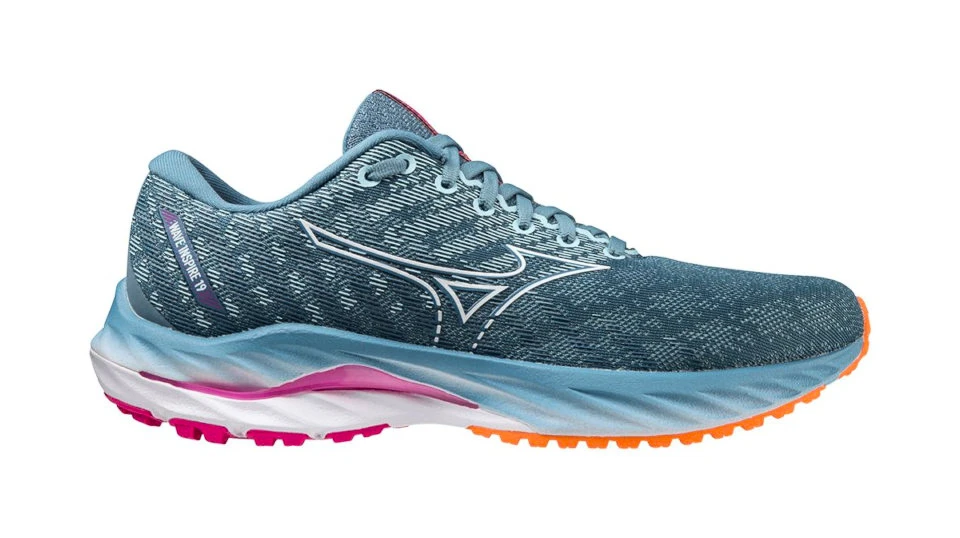 Dames hardloopschoenen Mizuno  Wave Inspire 19 Provincial Blue/White/807 C