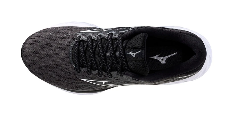 Dames hardloopschoenen Mizuno  Wave Inspire 20 Ebony/White/Black  UK 4