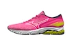 Dames hardloopschoenen Mizuno Wave Prodigy 5 Vivid Pink/Snow White/Sulphur Spring