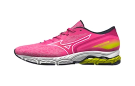 Dames hardloopschoenen Mizuno Wave Prodigy 5 Vivid Pink/Snow White/Sulphur Spring