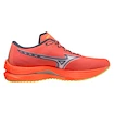 Dames hardloopschoenen Mizuno  Wave Rebellion Neon Flame/White  UK 5