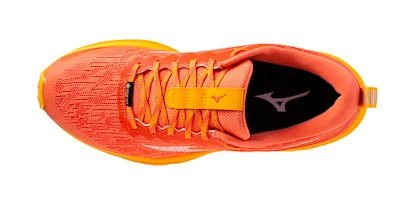 Dames hardloopschoenen Mizuno  Wave Rider Gtx Hot Coral/White/Carrot Curl