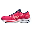 Dames hardloopschoenen Mizuno  Wave Rider Wave Rider 25 / Phlox Pink / White / Gibraltor Sea