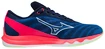 Dames hardloopschoenen Mizuno  Wave Shadow Wave Shadow 5 / Princess Blue / Indigo White / Diva Pink