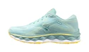 Dames hardloopschoenen Mizuno  Wave Sky 7 Eggshell Blue/White/Sunshine