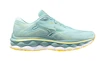 Dames hardloopschoenen Mizuno  Wave Sky 7 Eggshell Blue/White/Sunshine  UK 4