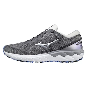 Dames hardloopschoenen Mizuno  Wave Skyrise Wave Skyrise 2 / Blackened Pearl / Silver / Antarctica  UK 7,5