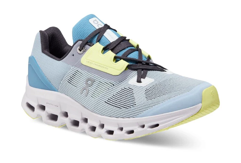 Dames hardloopschoenen On Cloudstratus Chambray/Lavender