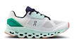 Dames hardloopschoenen On Cloudstratus Undyed-White/Creek